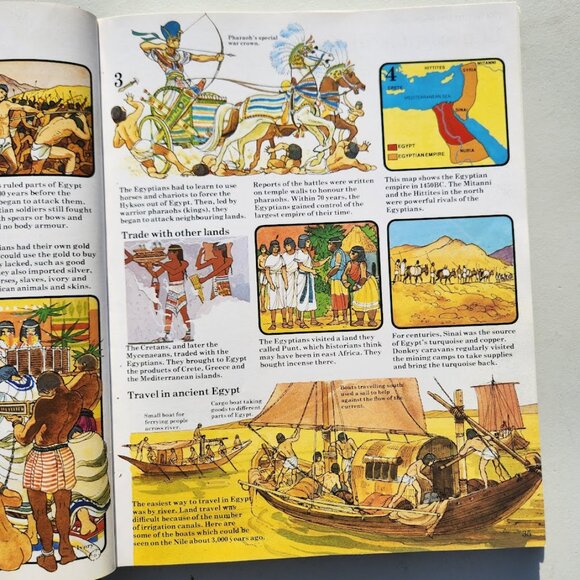 The Usborne Book of World History Hardcover Book Textbook Homeschooling Curricul - Picture 4 of 16